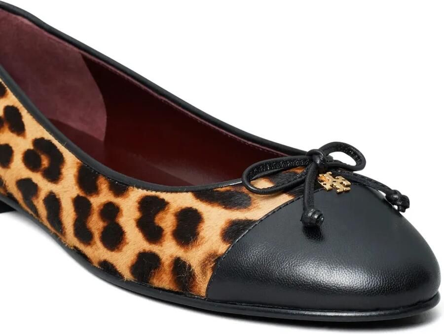 Tory Burch Ballerina's met bewerkte neus Beige - Foto 2