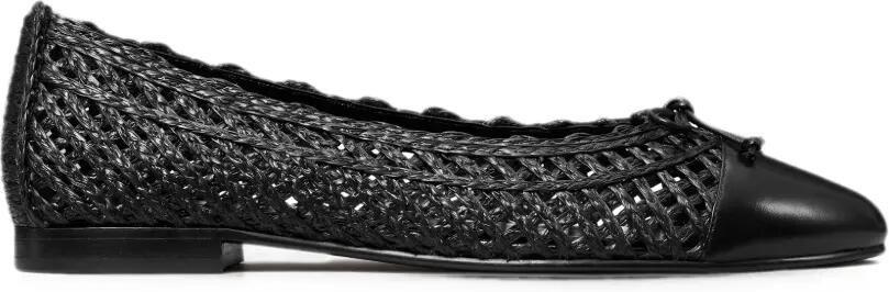 Tory Burch Ballerina's met bewerkte neus Zwart