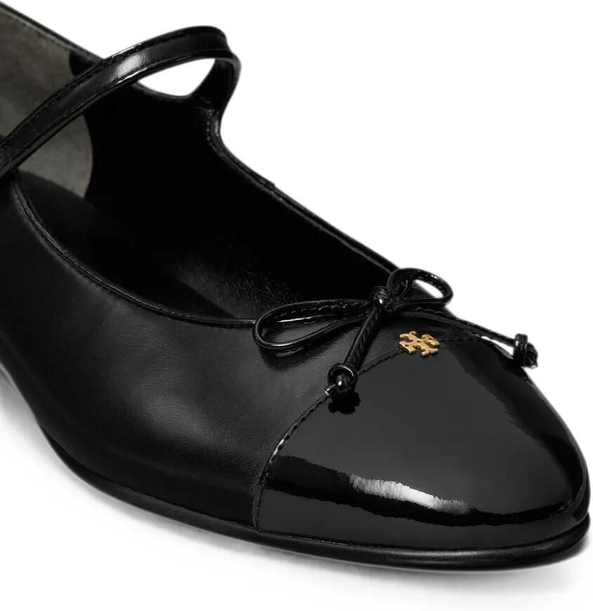 Tory Burch Ballerina's met contrasterende neus Zwart - Foto 2