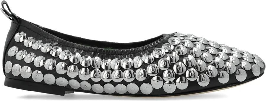Tory Burch Ballerina's met studs Zwart