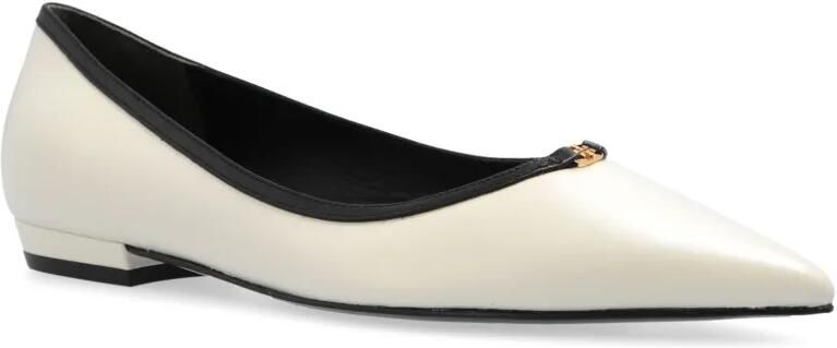 Tory Burch Ballerina's met TT-plakkaat Wit - Foto 4