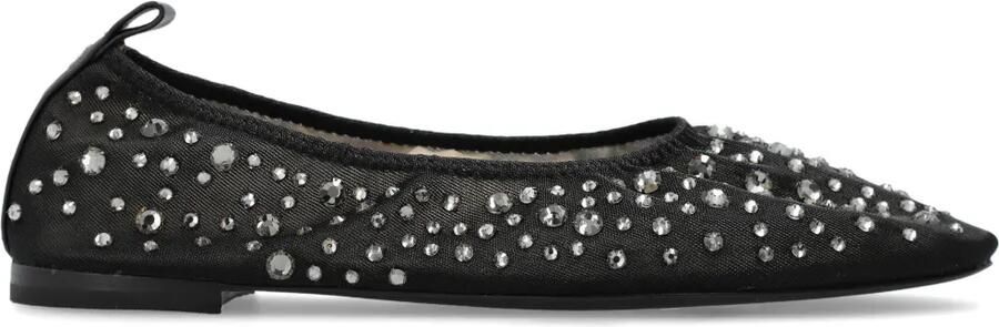 Tory Burch Ballerina's verfraaid met kristallen Zwart