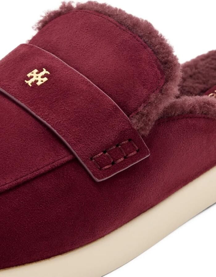 Tory Burch ballet sport shearling mules Rood - Foto 4