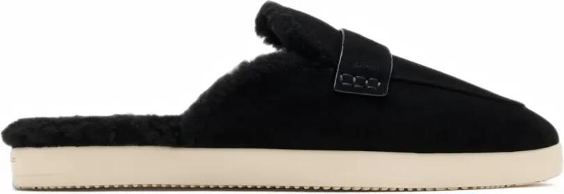 Tory Burch Ballet Sport shearling mules Zwart