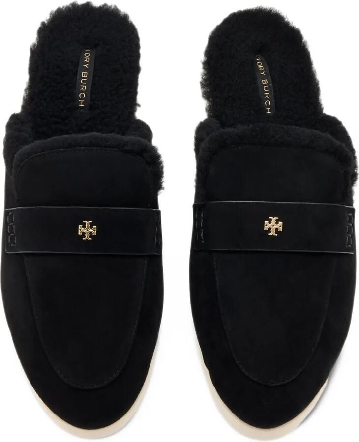 Tory Burch Ballet Sport shearling mules Zwart - Foto 2