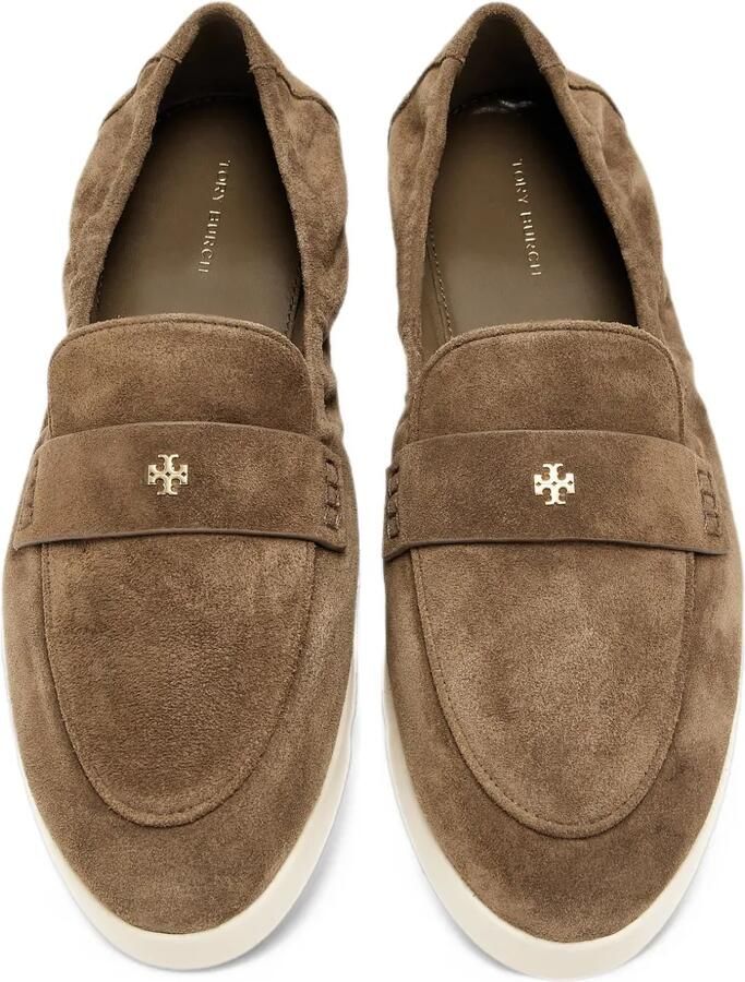 Tory Burch Ballet Sport suede loafers Bruin - Foto 3