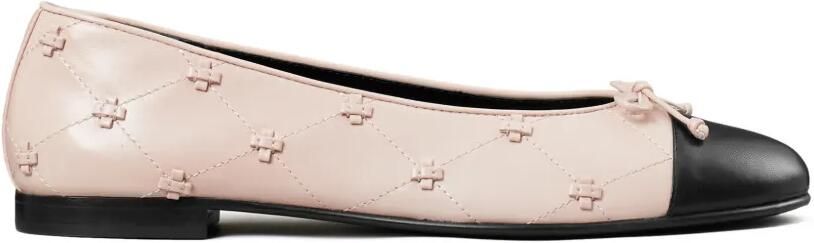 Tory Burch Bunny Knot ballerina's met kapneus Roze