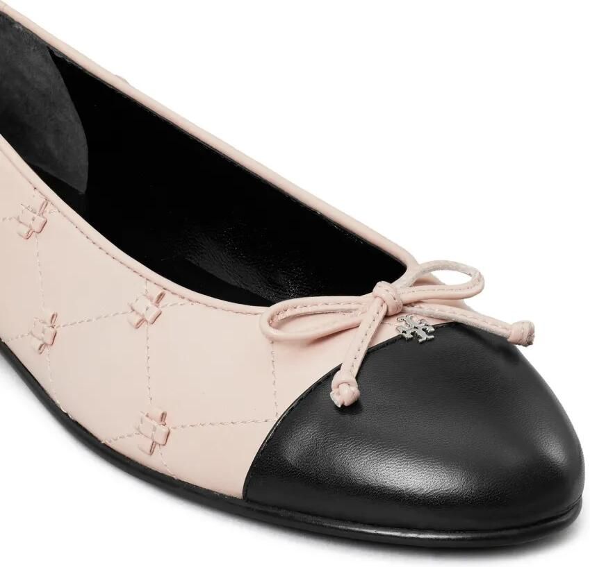 Tory Burch Bunny Knot ballerina's met kapneus Roze - Foto 2