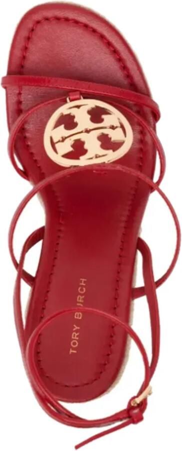 Tory Burch Capri Miller wedge espadrilles Rood - Foto 2