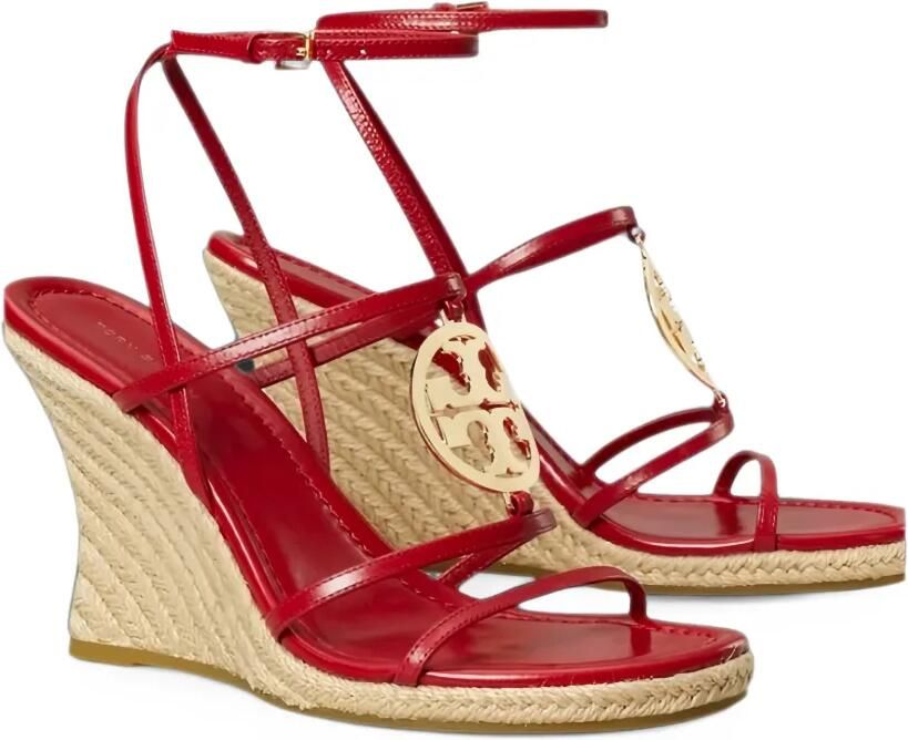 Tory Burch Capri Miller wedge espadrilles Rood