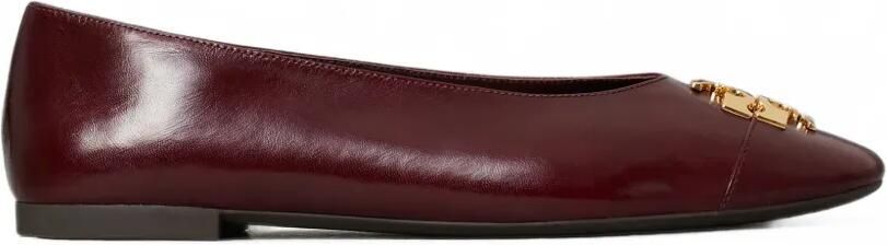 Tory Burch Charlie ballerina's Rood