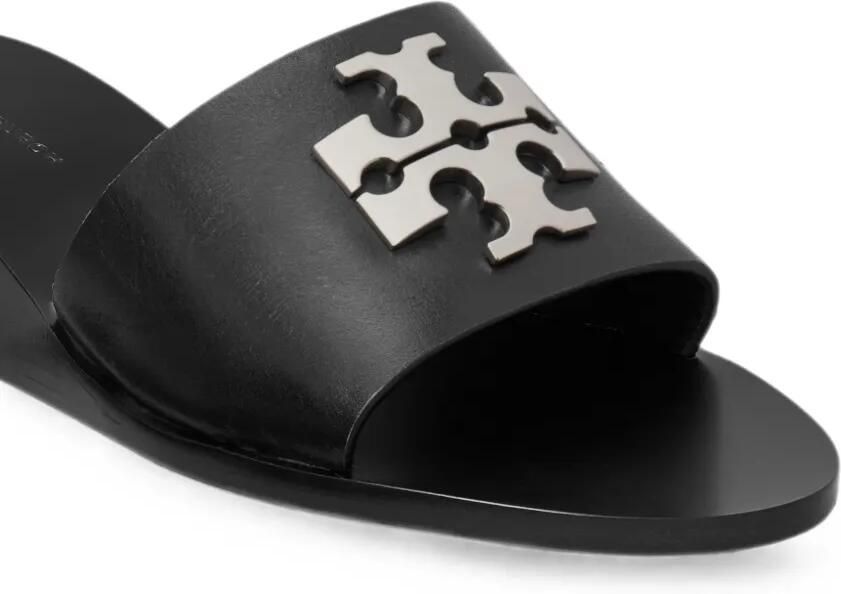 Tory Burch Charlie sandalen met sleehak en logoplakkaat Zwart - Foto 3
