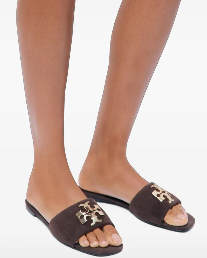 Tory Burch Charlie slide Bruin - Foto 3