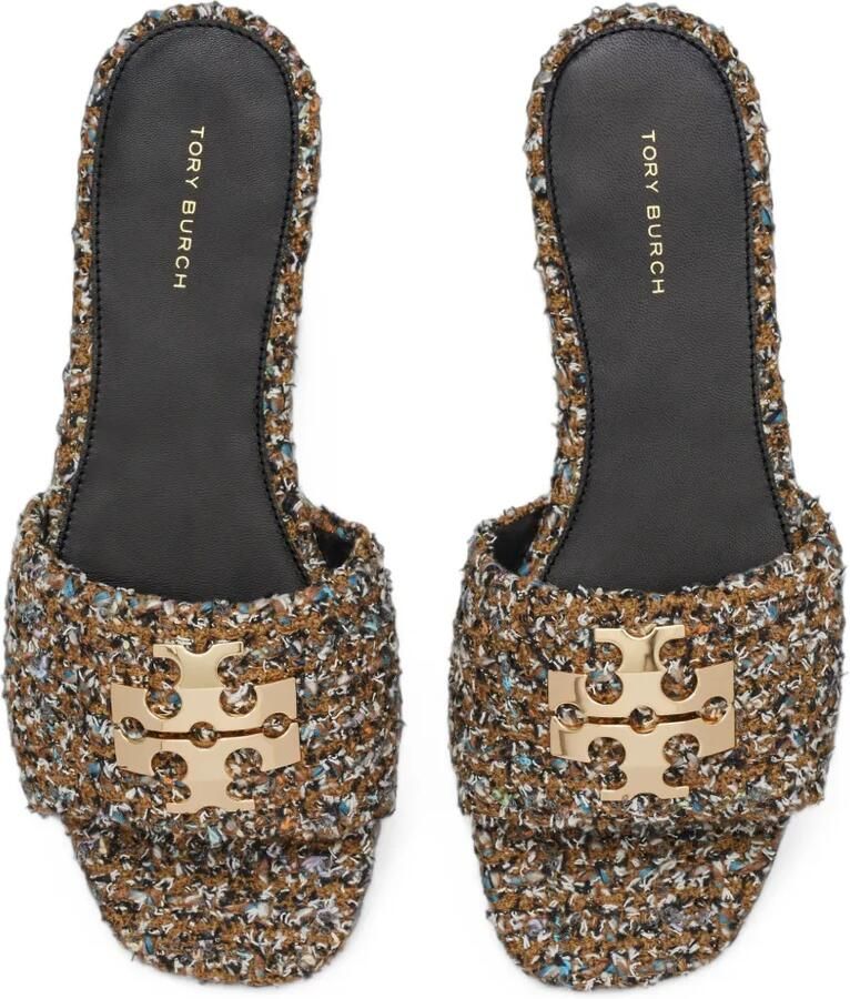 Tory Burch Charlie slide Bruin - Foto 2