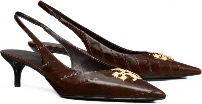 Tory Burch Charlie slingback pumps Bruin - Foto 4