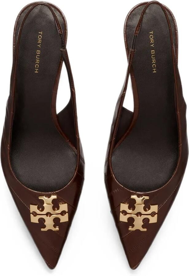 Tory Burch Charlie slingback pumps Bruin - Foto 3