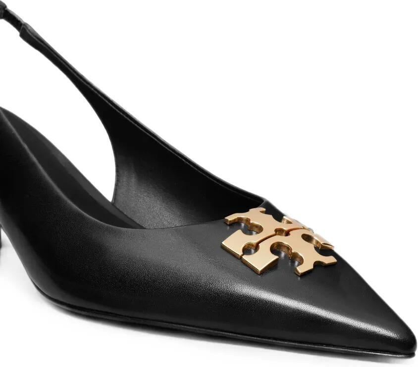 Tory Burch Charlie slingback pumps met logo-plakkaat Zwart - Foto 2