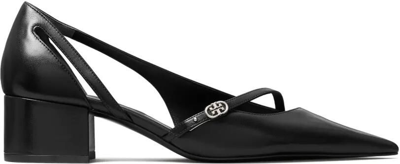 Tory Burch Double T Buckle d'Orsay pumps Zwart