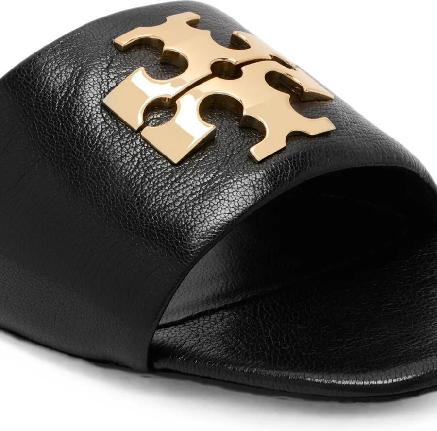 Tory Burch Eleanor leren sandalen Zwart - Foto 2
