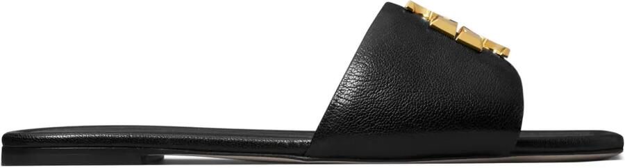 Tory Burch Eleanor slippers Zwart