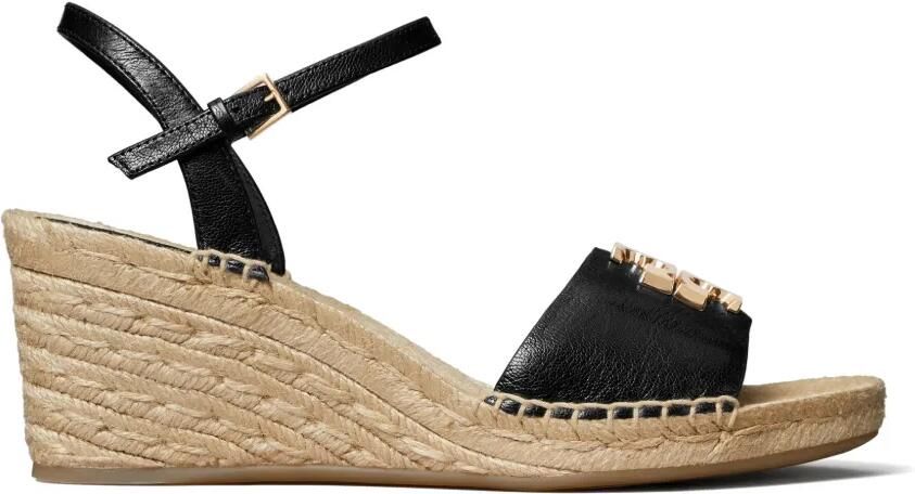 Tory Burch Eleanor wedge espadrilles Zwart