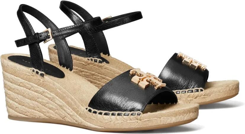 Tory Burch Eleanor wedge espadrilles Zwart - Foto 4
