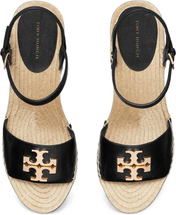 Tory Burch Eleanor wedge espadrilles Zwart - Foto 3