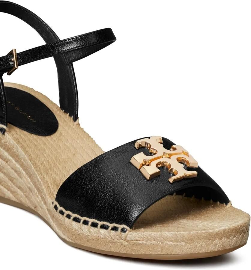 Tory Burch Eleanor wedge espadrilles Zwart - Foto 2