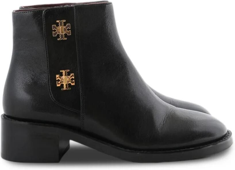 Tory Burch Enkellaarzen met draaislot Zwart