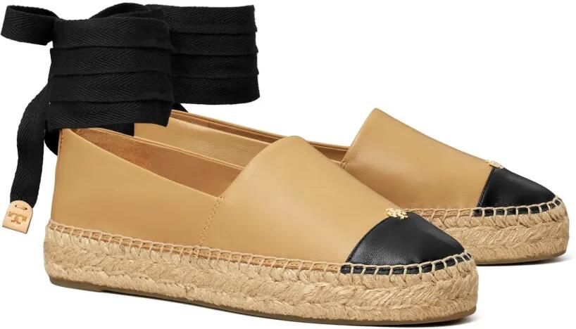 Tory Burch Espadrilles met colourblocking Bruin - Foto 4