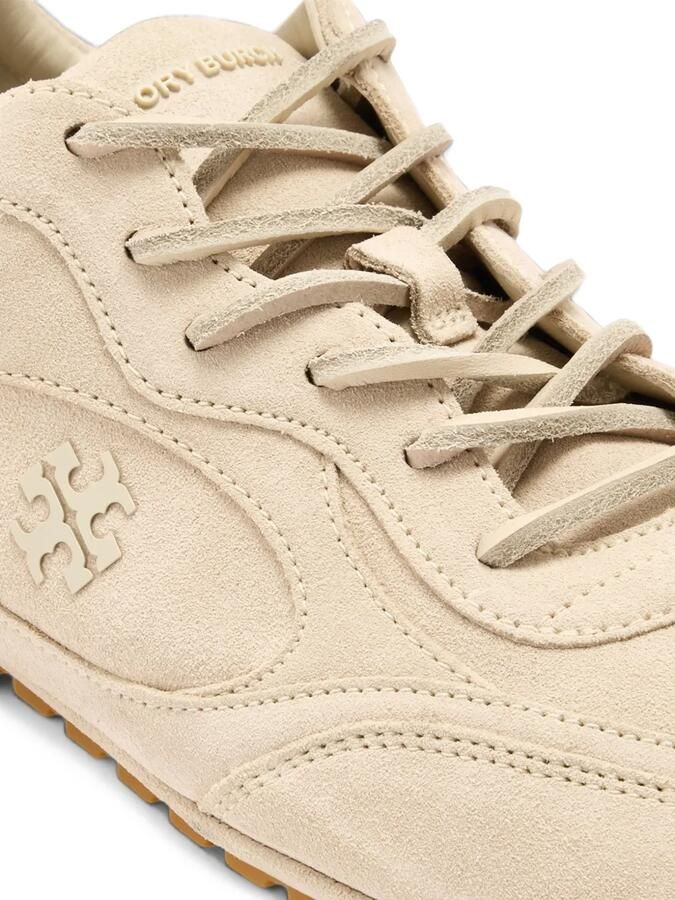 Tory Burch Field suède sneakers Beige - Foto 2