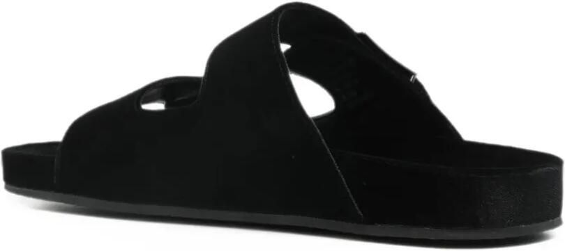 Tory Burch Fluwelen sandalen met gespsluiting Zwart - Foto 4