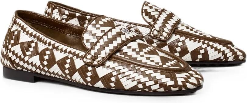 Tory Burch Geweven loafers Bruin - Foto 4