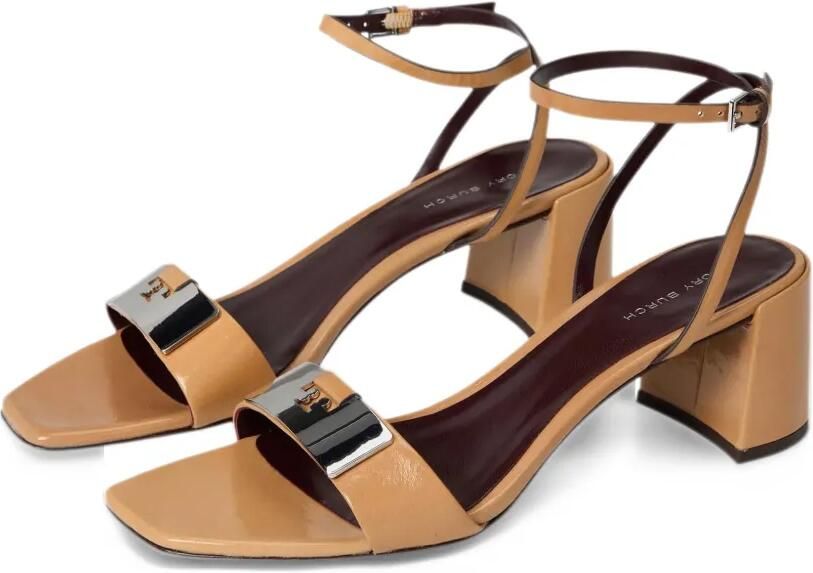 Tory Burch Gigi logo-plaque sandals Beige - Foto 2