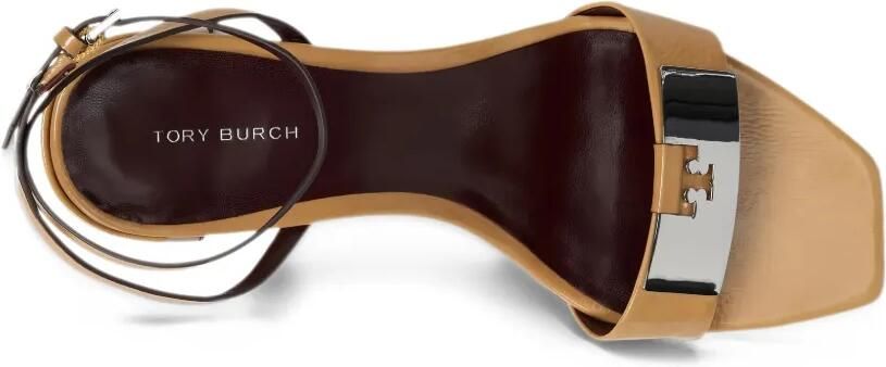 Tory Burch Gigi logo-plaque sandals Beige - Foto 5