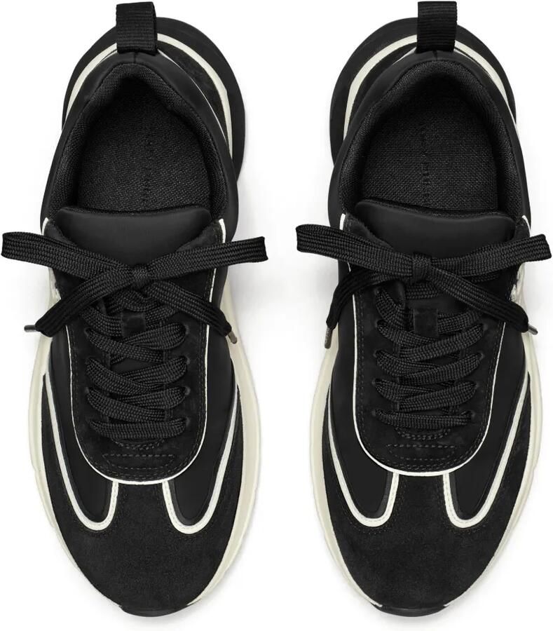 Tory Burch Good Luck sneakers met vlakken Zwart - Foto 2