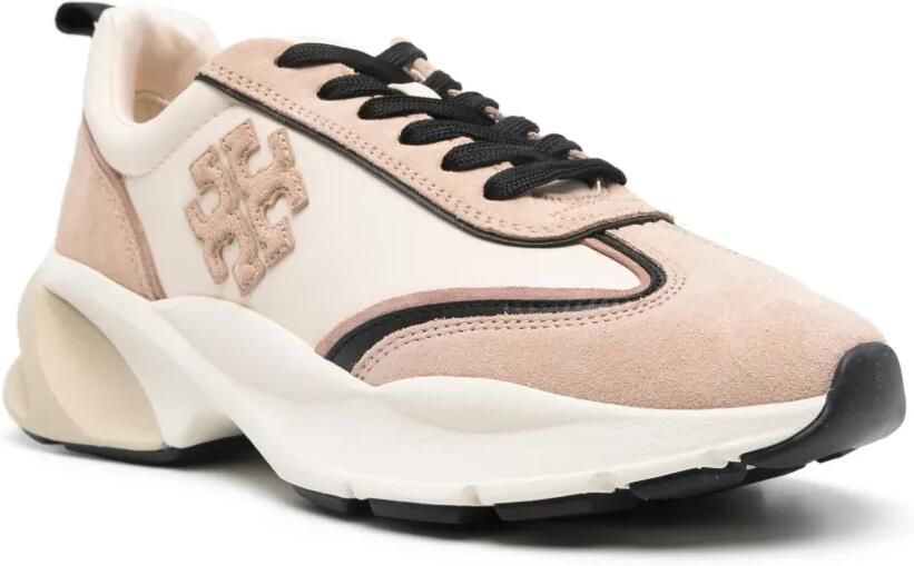 Tory Burch Good Luck suède sneakers Beige - Foto 3