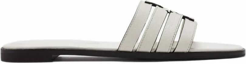 Tory Burch Ines cage slides Wit