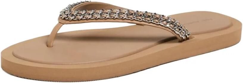 Tory Burch Kira chain-link flip flops Bruin