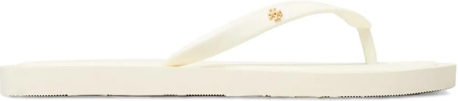 Tory Burch Kira gewatteerde teenslippers Beige