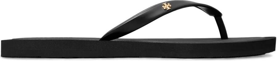 Tory Burch Kira gewatteerde teenslippers Zwart