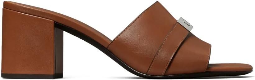 Tory Burch Leelee muiltjes met hak Bruin