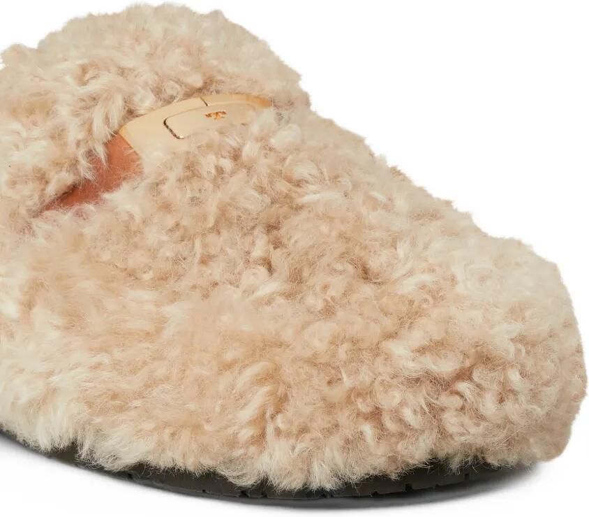 Tory Burch Leelee shearling mules Beige - Foto 3