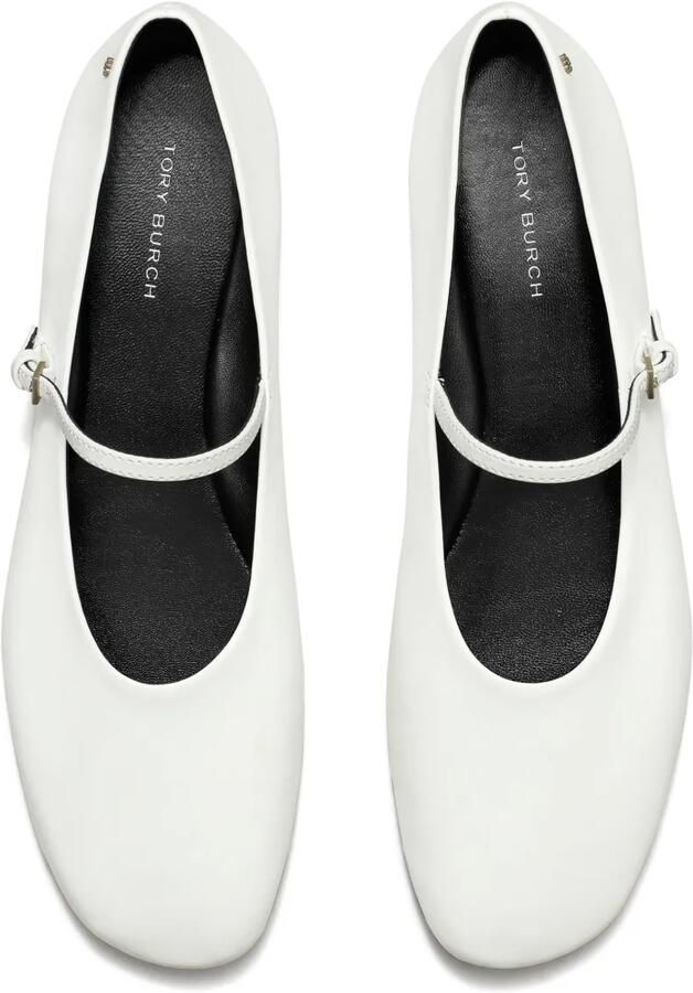 Tory Burch Leren ballerina's Wit - Foto 3