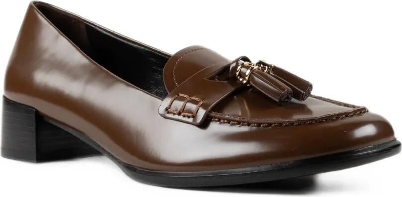 Tory Burch Leren loafers met kwastje Bruin - Foto 3