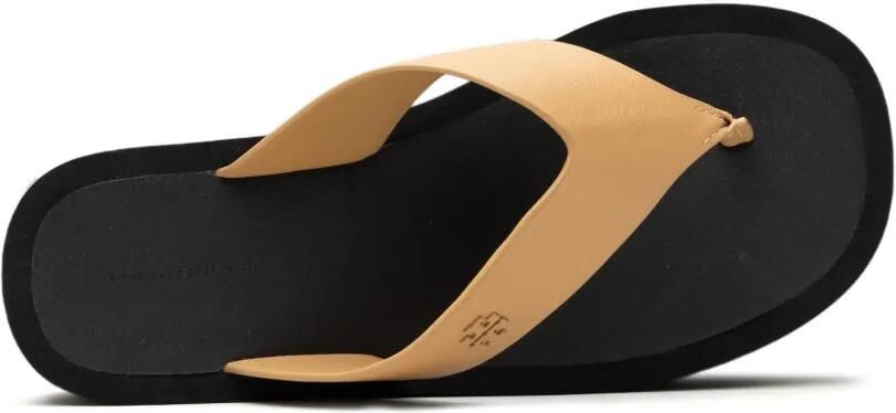 Tory Burch Leren sandalen met plateauzool Beige - Foto 2