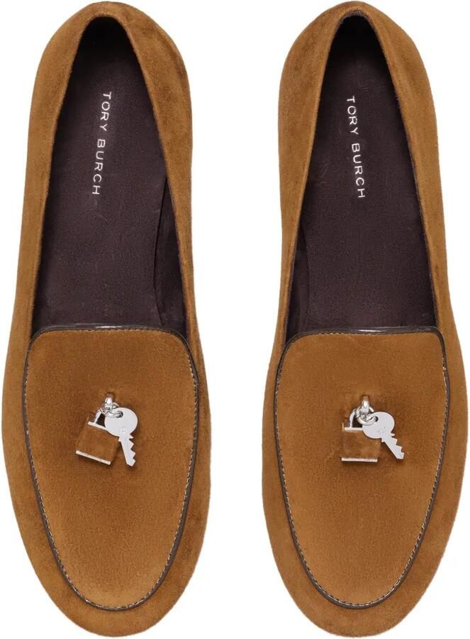 Tory Burch Lock smocking slippers Bruin - Foto 3