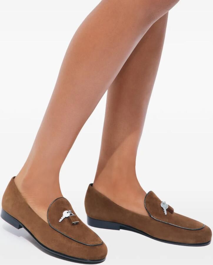 Tory Burch Lock smocking slippers Bruin - Foto 2