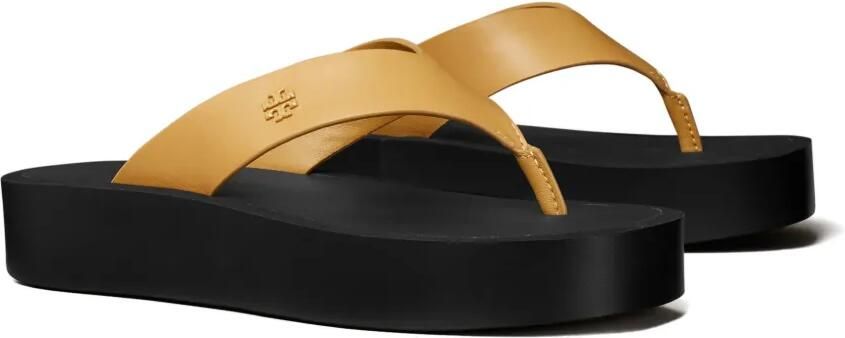 Tory Burch logo-embossed platform sandals Bruin - Foto 2