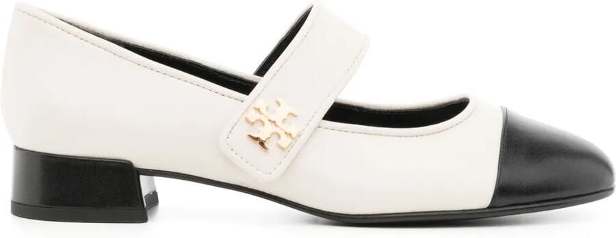 Tory Burch Mary Jane ballerina's Beige